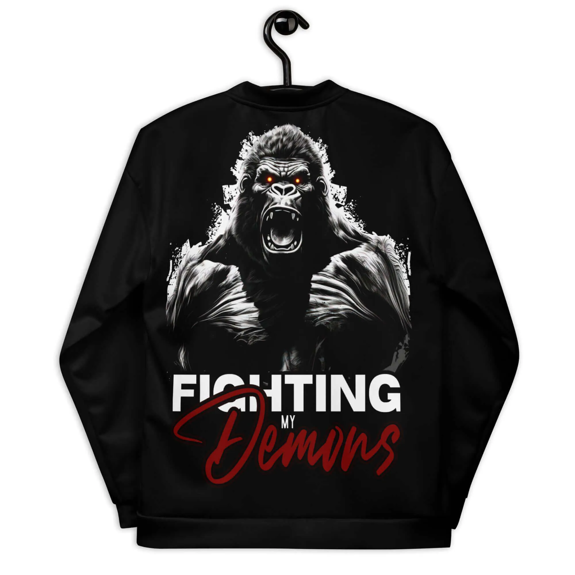 "Fighting My Demons" Unisex Bomber Jacket