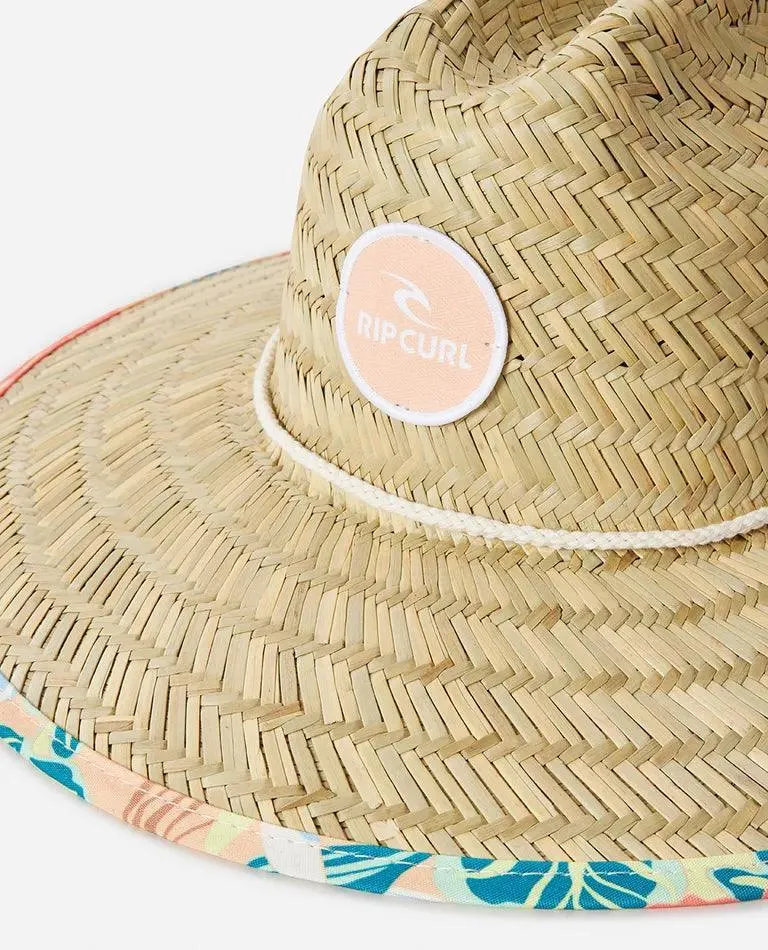 Rip Curl Mixed Straw Sun Hat Light Orange