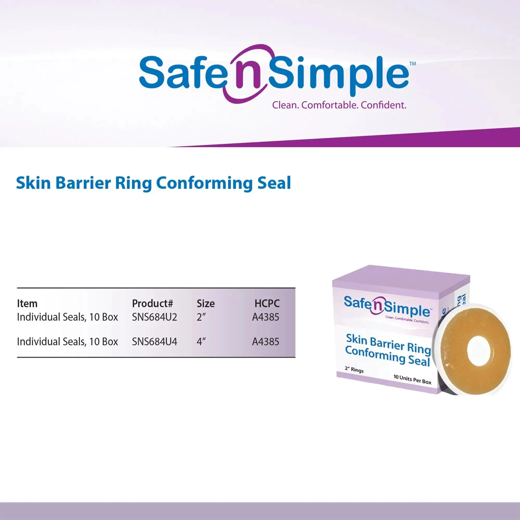 Safe-n'Simple Adhesive Barrier Ring