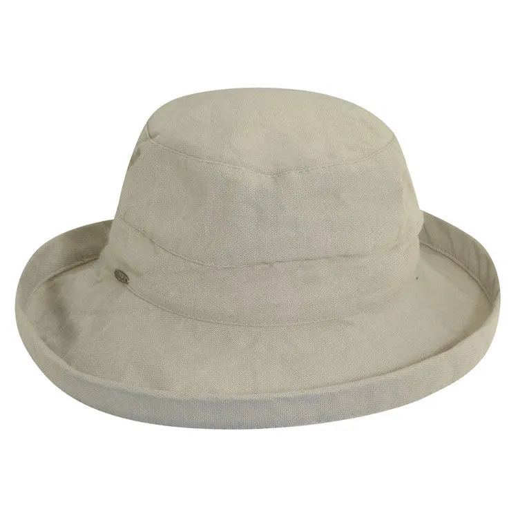 Scala - Small Brim Canvas Bucket Hat