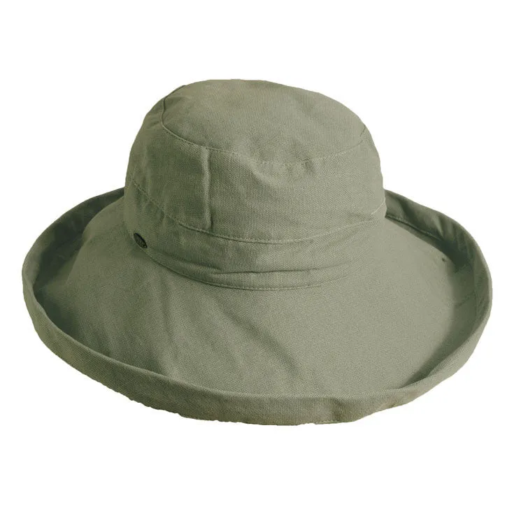 Scala - Small Brim Canvas Bucket Hat