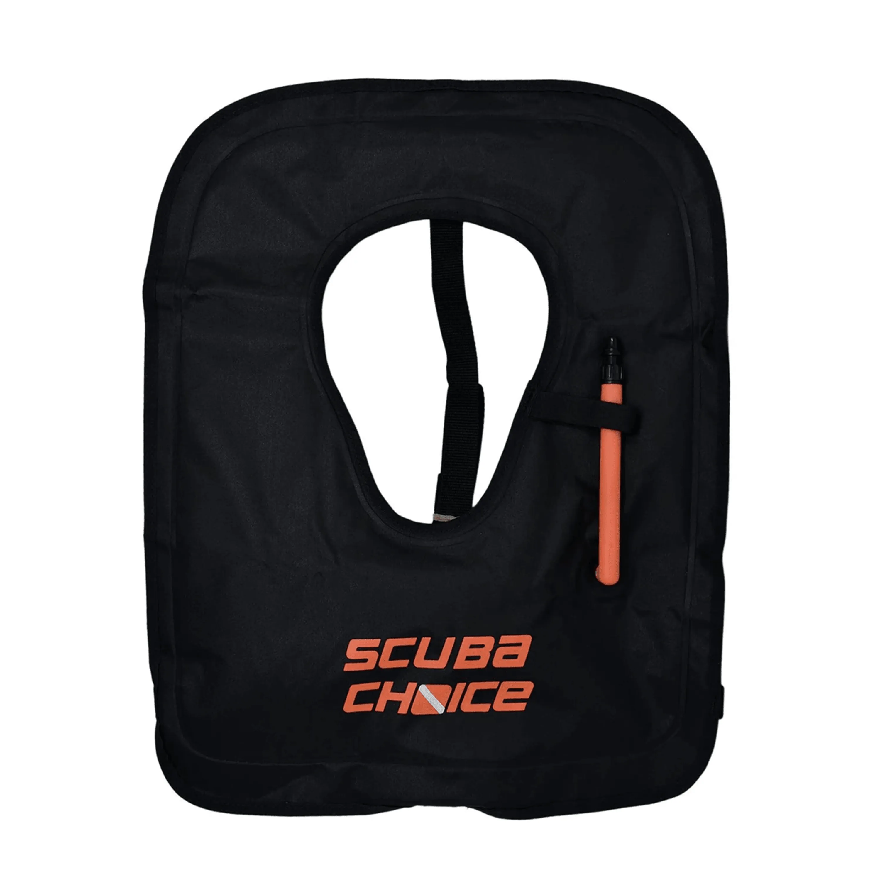 Scuba Choice Adult Black Snorkel Vest w/ Name Box, Large