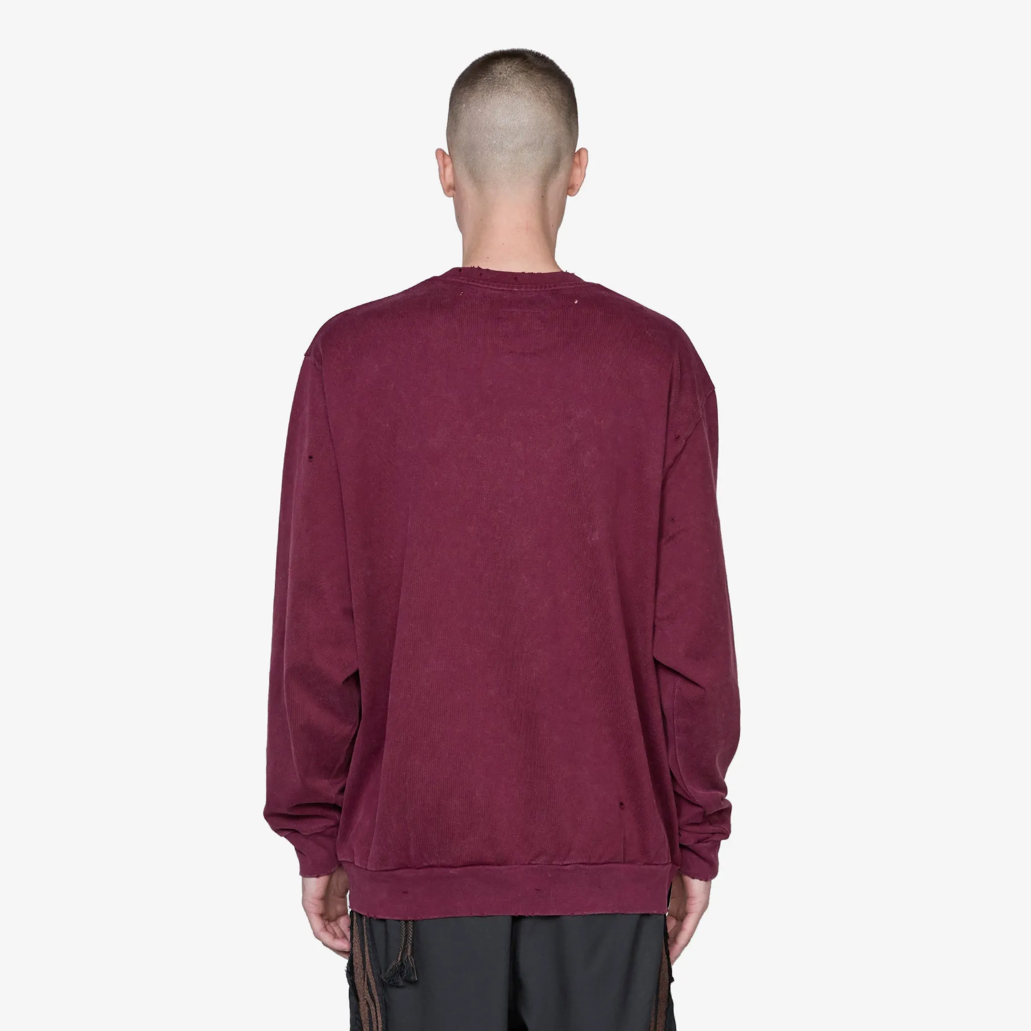 Song for the Mute x Longsleeve T-Shirt Maroon