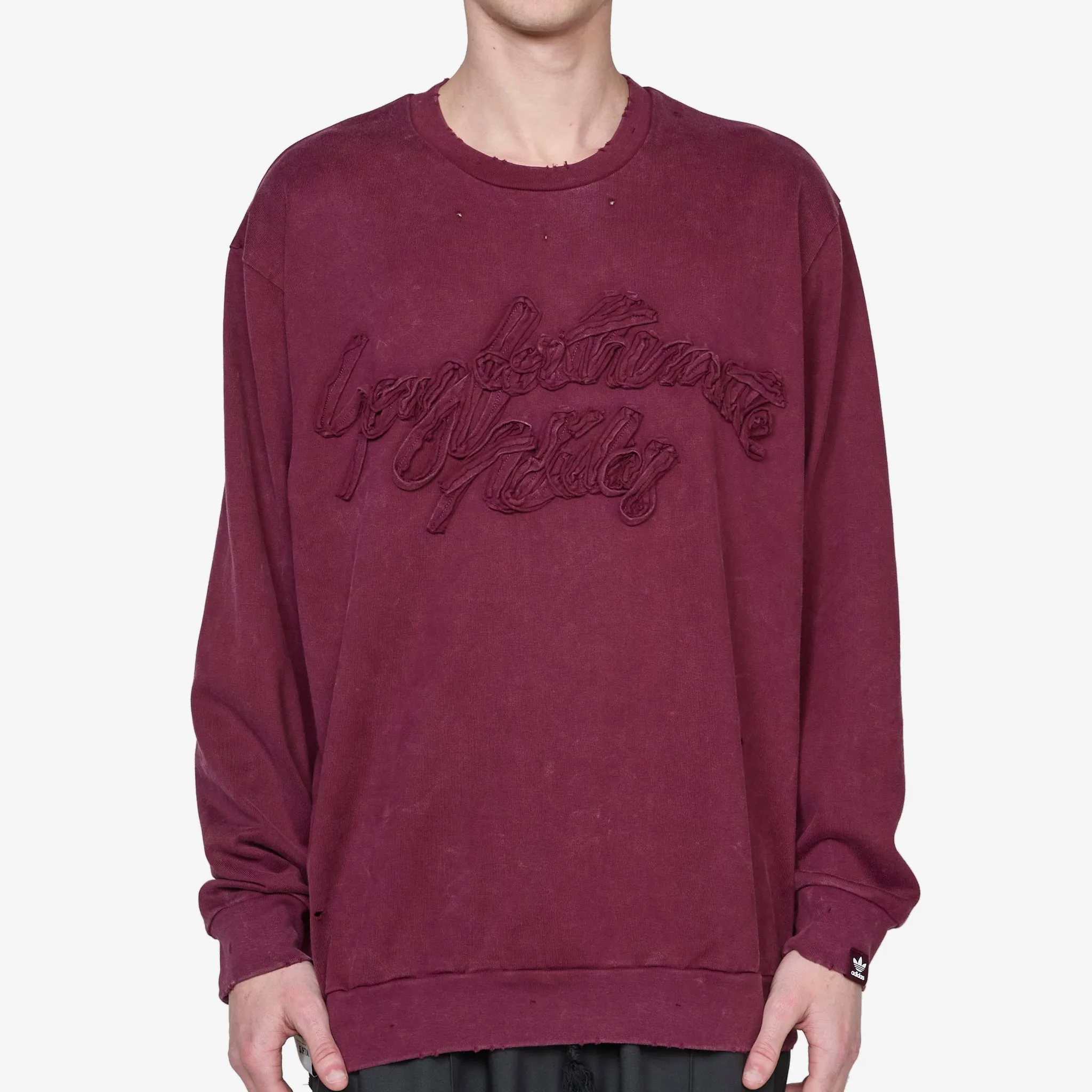 Song for the Mute x Longsleeve T-Shirt Maroon