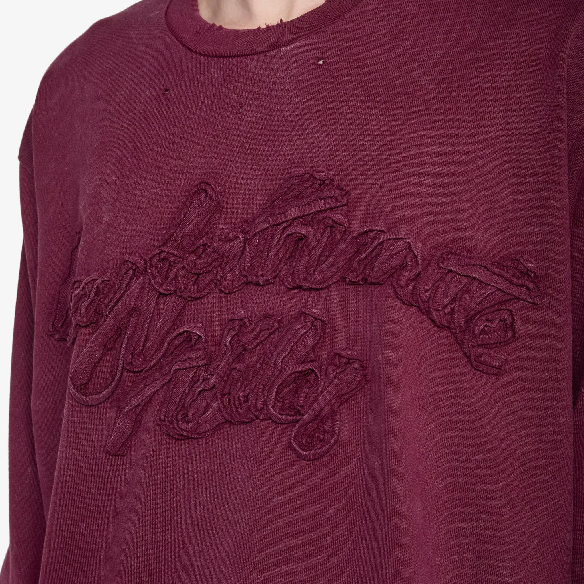 Song for the Mute x Longsleeve T-Shirt Maroon