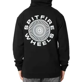 Spitfire Classic 87 Swirl Hoodie - Black/White