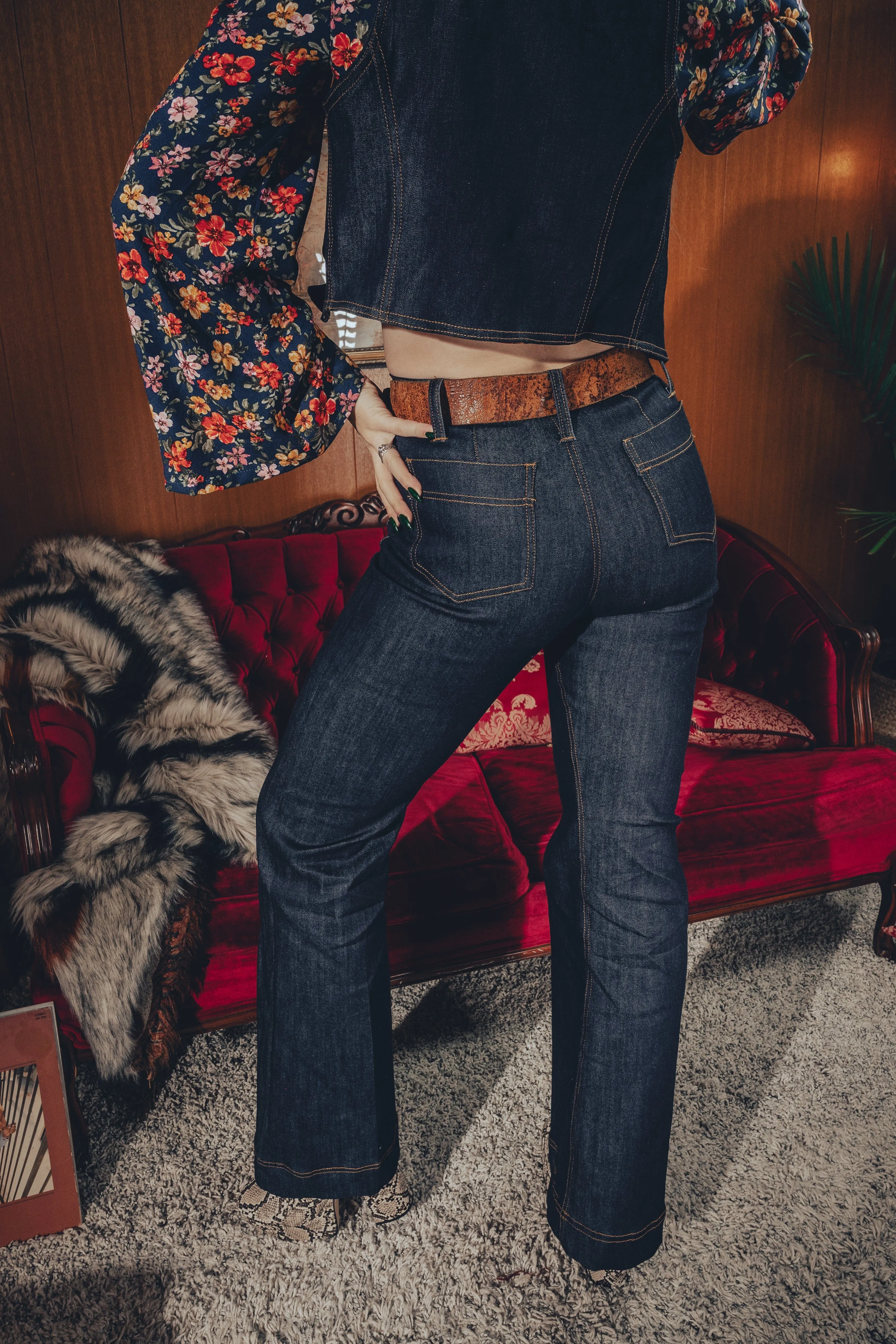 Stevie High Rise Jeans - Revolution Wash