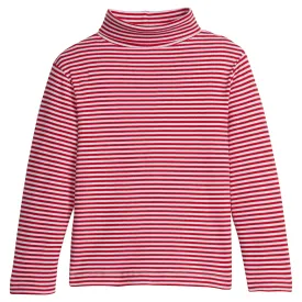 Striped Turtleneck - Red