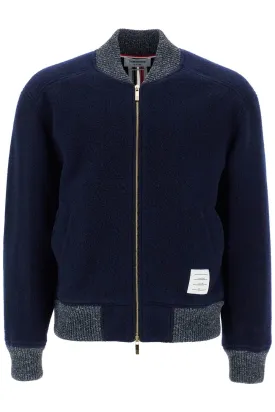 Thom Browne Woolen Fleece Bomber Jacket