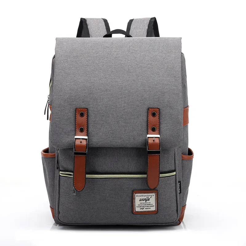 Vintage Unisex Oxford Waterproof Backpack