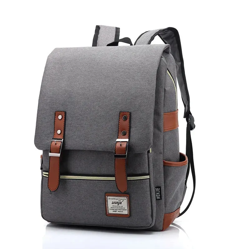 Vintage Unisex Oxford Waterproof Backpack