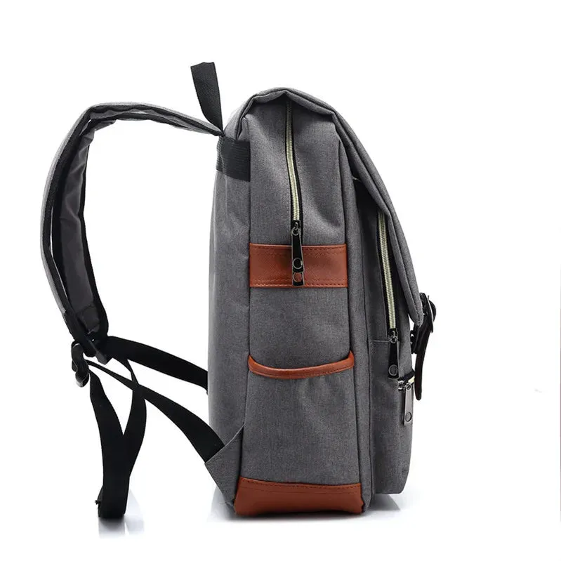 Vintage Unisex Oxford Waterproof Backpack