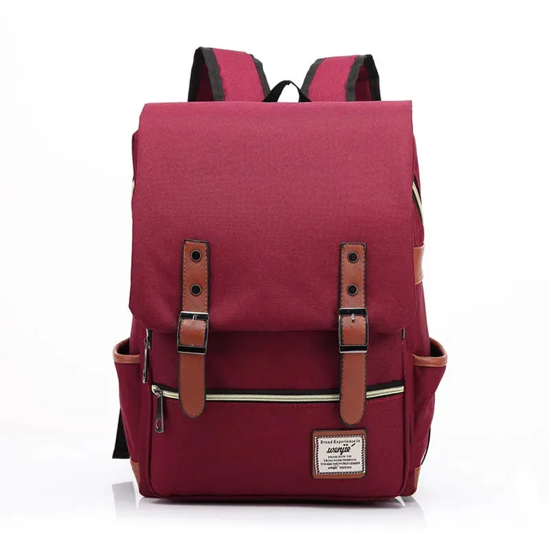 Vintage Unisex Oxford Waterproof Backpack