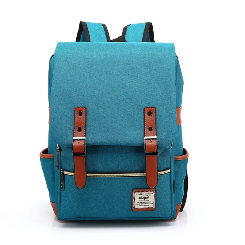 Vintage Unisex Oxford Waterproof Backpack