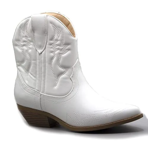 Women's Tall Western Cowboy Dress Boots - Comfortable Cowgirl Boots for Women