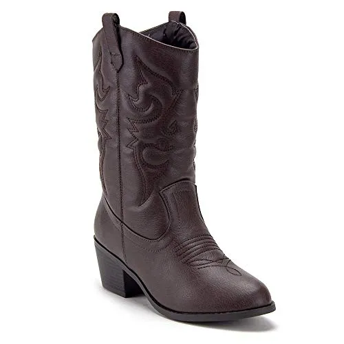 Women's Tall Western Cowboy Dress Boots - Comfortable Cowgirl Boots for Women